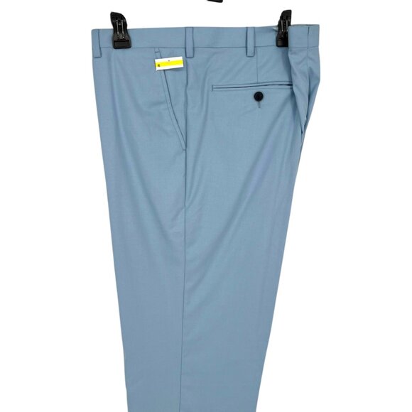 Nordstrom Rack Extra Trim Fit Light Blue Dress Pants Waist 40 NWOT - Picture 4 of 11